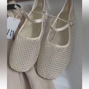 Zara mesh flats for girl